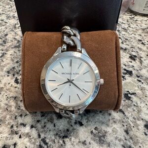 Michael Kors Slim Runway White Dial Ladies Watch MK 3279 Host Pick 🥳